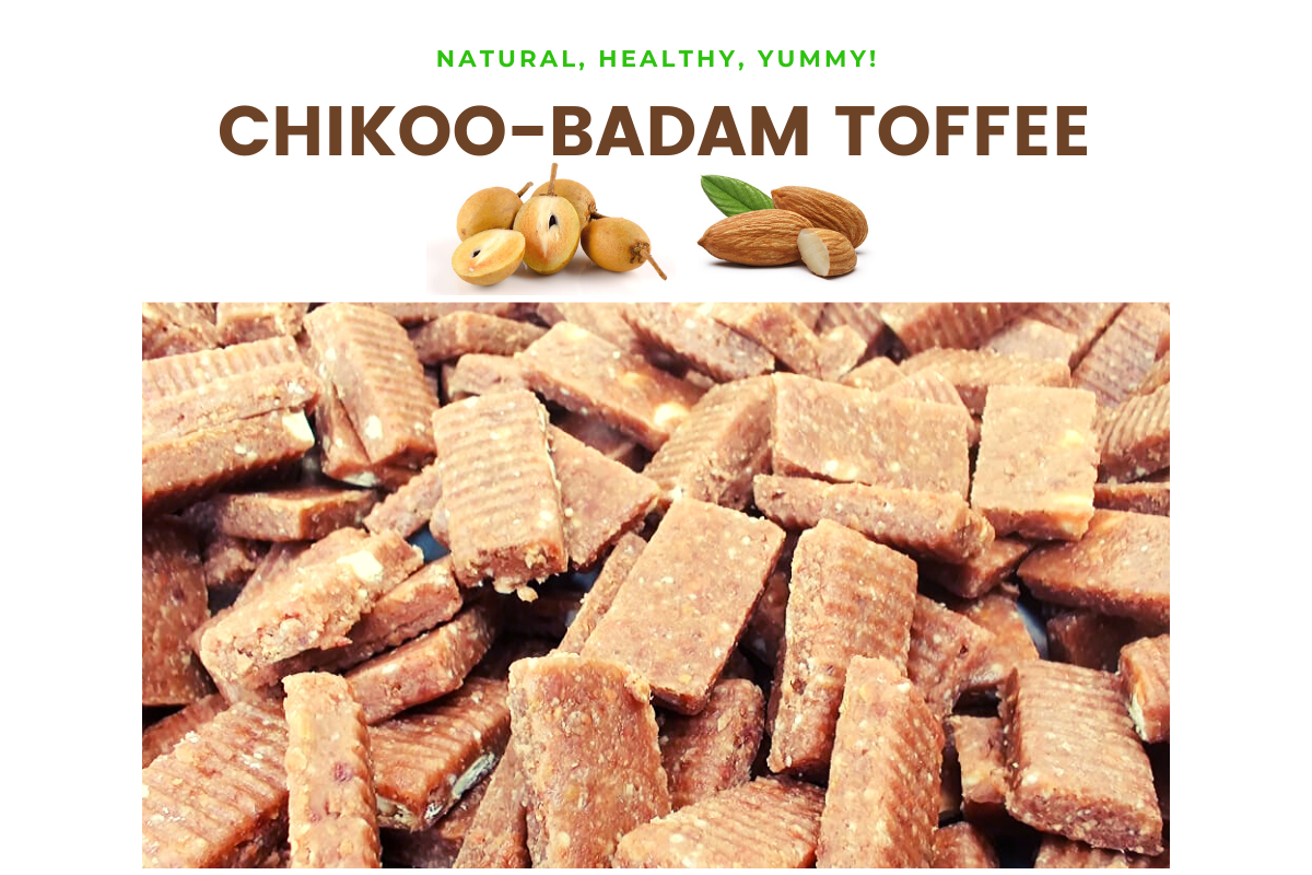 Chikoo Badam Toffee, Chikoo Almond Toffee