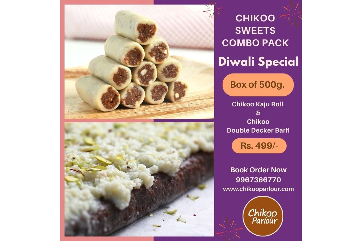 Chikoo Roll + Chikoo Double Decker Barfi