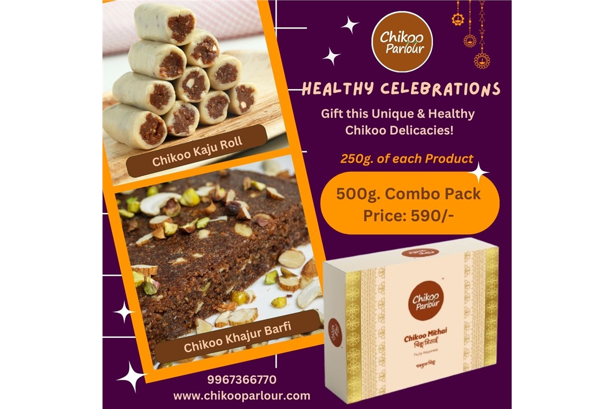 Chikoo Roll + Chikoo Khajur Barfi